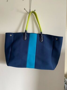 Polo Ralph Lauren Tote Bag with Lime Handles